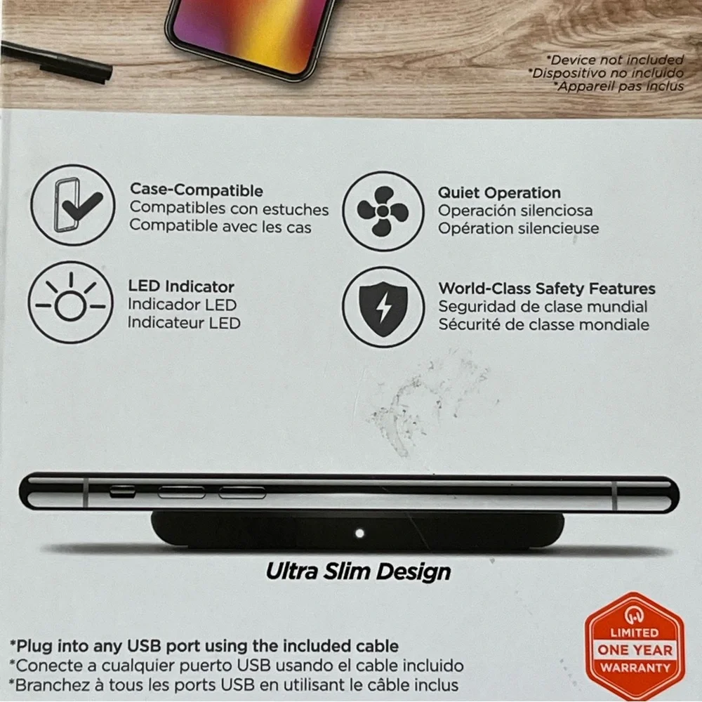 NEW Hypergear wireless charge pad